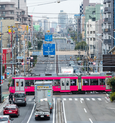 Kannana-dori Avenue and the Setagaya Line