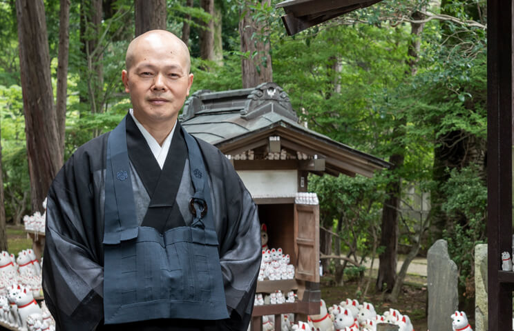 粕川徹哉さん 豪徳寺 住職